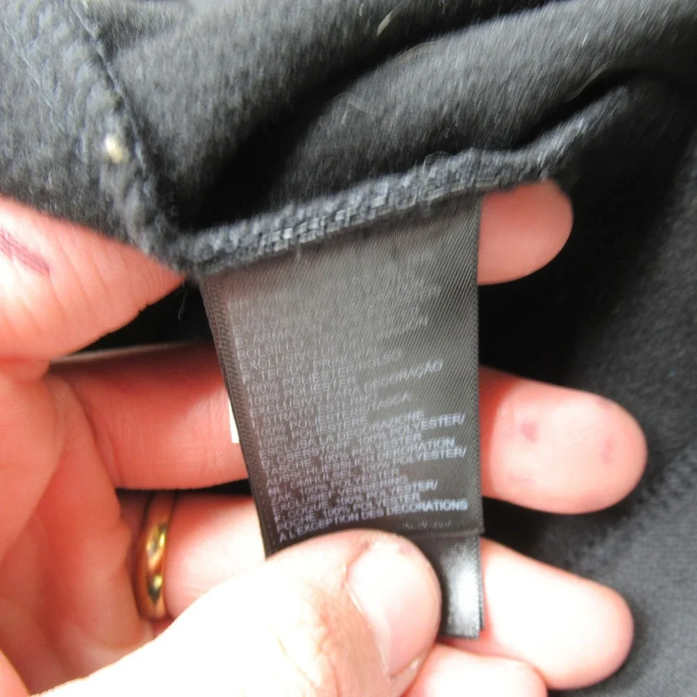 North‎ Face Jacket Men XL Black Canyon Flats Rain Wind Fleece Full Zip Hike LOGO
